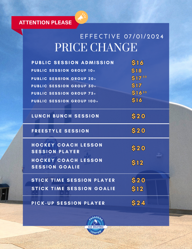 Ice skating cost discount